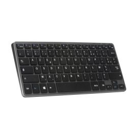 Teclado TKL - BLUESTORK - Bluetooth + PC 2.4Ghz - Gris y Negro Teclado TKL - BLUESTORK - Bluetooth + PC 2.4Ghz - Gris y Negro