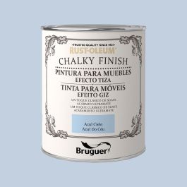 Bruguer 5397549 Pintura Efecto Tiza Chalky Finish, Azul Cielo, 750 ml, Efecto Tiza Ultra Mate para Muebles y Diversas Superficies Precio: 23.50000048. SKU: S7919516
