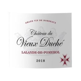 Château Du Vieux Duché 2018 Lalande-de-Pomerol - Vino tinto de Burdeos