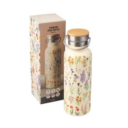ERIK Botella de Acero Inoxidable Wild Flowers 500ml con Tapón Hermético