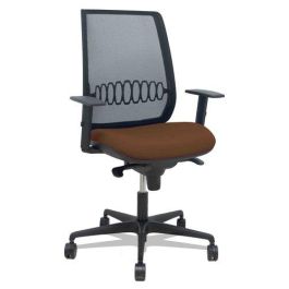 Silla Piqueras Y Crespo Alares Brazos Regulables Ergonomica Mecanismo Sincro Respaldo Malla Negra Asiento Tapizado Bali Marron Oscuro Precio: 269.69000058. SKU: B18XNYD4KM