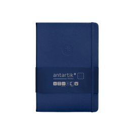 Antartik Notes Cuaderno A5 Tapa Dura Hojas Puntos Azul Marino 100 Hojas 80gr FSC