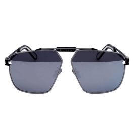 Gafas de Sol Hombre PHILIPP PLEIN SPP049M SHINY PALLADIUM SEMI MATTE BLACK Gafas de Sol Hombre PHILIPP PLEIN SPP049M SHINY PALLADIUM SEMI MATTE BLACK