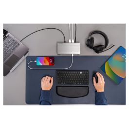 Kensington Auriculares Gaming H3000 PROVC, Diadema Bluetooth 5.2, Negro, 60h Batería, Cancelación Ruido, Micrófono Boom, USB-C, Para PC, PS, Xbox, Android, iOS