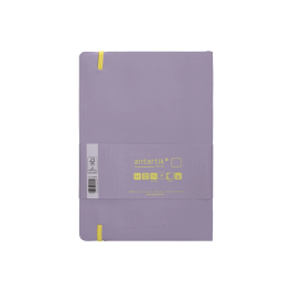 Antartik Cuaderno A5 Tapa Blanda Hojas Puntos Morado y Amarillo 80 Hojas 80 gr FSC
