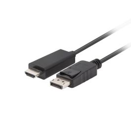 Lanberg CA-DPHD-11CC-0010-BK Cable Adaptador Conversor de Video DisplayPort a HDMI 1 metro, Negro Lanberg CA-DPHD-11CC-0010-BK Cable Adaptador Conversor de Video DisplayPort a HDMI 1 metro, Negro