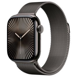 Apple Watch Series 10 GPS + Cellular 42mm Caja de Titanio Gris con Correa Milanesa de Acero Inoxidable Gris, Pantalla OLED, 64 GB, watchOS 11, Resistente al Agua Precio: 938.4276. SKU: B12XN9FSQF