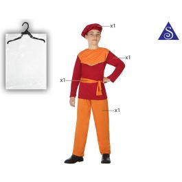 Disfraz de Paje Rojo para Niño 3-4 Años - Navidad Disfraz de Paje Rojo para Niño 3-4 Años - Navidad