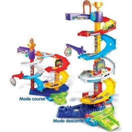 Vtech Tut Tut Bólidos - Mega Circuito en Espiral 2 en 1 con Titouan, Loco por la Rueda - 1 a 5 Años