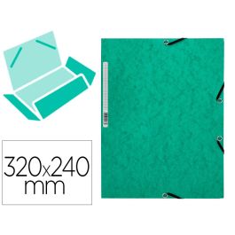 Carpeta Q-Connect Gomas Kf02168 Carton Simil-Prespan Solapas 320x243 mm Verde Precio: 1.8149993829. SKU: B12X8EF8ZQ