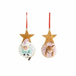 Decoración Colgante DKD Home Decor Navidad Resina (2 pcs) (5.5 x 5 x 9 cm) Precio: 6.50000021. SKU: B1GE5VVCRN