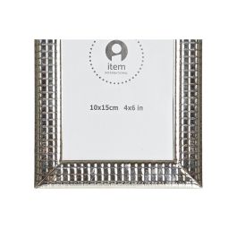 Marco Foto 10X15 Chic DKD Home Decor Plateado 2 x 17 x 12 cm