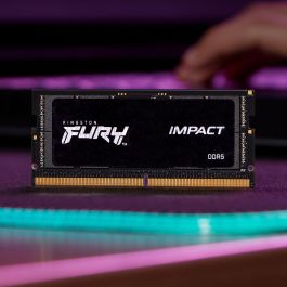 Kingston Memoria RAM Fury Impact 8GB DDR5 4800MT/s CL38 SODIMM para Portátil