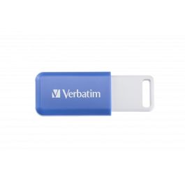 Verbatim Pendrive 64GB USB 2.0 Azul, Hi-Speed Retráctil
