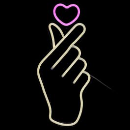Home Deco Factory Deco Neón LED USB Mano Corazón Precio: 12.59000039. SKU: B1H45QX2TG