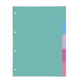 Separadores Oxford Cartulina Strongline A4 5 Pestañas 4 Taladros (Colores Pastel) Precio: 3.69000027. SKU: B1JEHGHEPJ