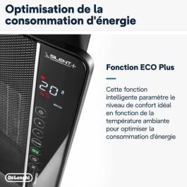 Soplador de cerámica DELONGHI - DCH7993ER.BC -2400W - Negro y cromo Soplador de cerámica DELONGHI - DCH7993ER.BC -2400W - Negro y cromo