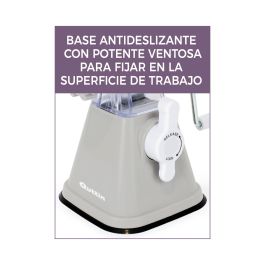 Quttin Picadora de Carne con Manivela 13.5 cm Ancho x 23.8 cm Alto x 13.5 cm Largo