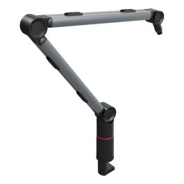 GENESIS NGM-2157 Soporte de Brazo Profesional para Micrófono, Thulium 700, Base de Escritorio, Gris Aluminio
