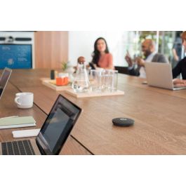 Logitech Rally Mic Pod Micrófono para Videoconferencias, LED, 90 Hz-16 kHz, AEC, VAD, Cobertura Amplia