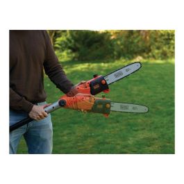 Black+Decker Sierra de pertiga 800w 25cm ps7525-qs, Motosierra telescópica