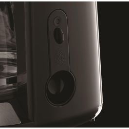 Russell Hobbs 24010-56 Cafetera de Goteo Adventure, Jarra de Cristal 1.25L (10 Tazas), Tecnología WhirlTech, Color Negro