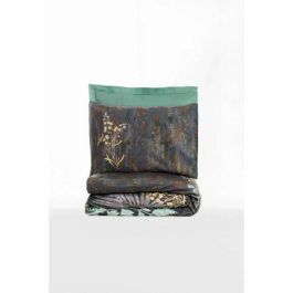 Juego de cama funda nórdica 220x240 cm y fundas de almohada 60x60 cm 100% algodón satén color Menta ASI8683742886563