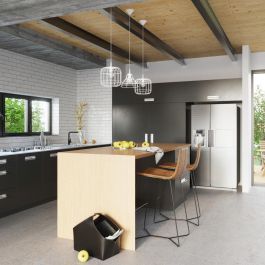 Lámpara Colgante Anata SOL-SL.0145 | Diseño Original Sencillo | Estilo Futurista, Escandinavo y Loft | Color Neutro