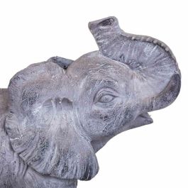 Figura Decorativa Alexandra House Living Gris Magnesio Elefante 26 x 40 x 35 cm