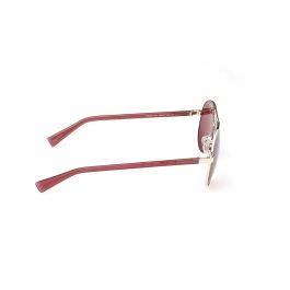 Guess Gafas GU8279 32S Gafas de Sol para Adultos Aviador Dorado Burdeos 58mm 140mm