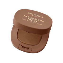 Bourjois MACARON MELT Bronceador y Contorno de Ojos Compacto Creamy, #01-Vanilla Very Light, 5 g - Textura Crema con Acabado Mate y Espejo