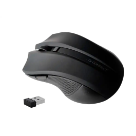 Q-connect Ratón Óptico Inalámbrico 1000 DPI Receptor USB 2,4 GHz Negro
