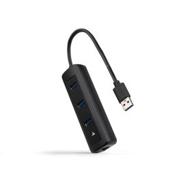 Nanocable Conversor USB 3.0 a Ethernet Gigabit + 3 Puertos USB 3.0 para PC y Portátil, Plug & Play Precio: 15.79000027. SKU: B12DD26FHL