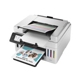 Canon MAXIFY GX6550 Multifunción Inyección de Tinta Color, Copia, Escaneo, Wi-Fi, Negro/Blanco