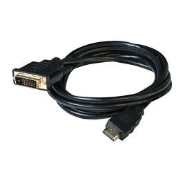 Club3D Cable Adaptador DVI Dual Link a HDMI 1.4 Macho 2m (6.56ft) 4K 30Hz 3840x2160p Bidireccional Plug and Play Negro