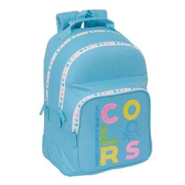 Mochila Escolar Benetton Spring Celeste 32 x 42 x 15 cm Precio: 27.69000058. SKU: B19ZEZBKXN