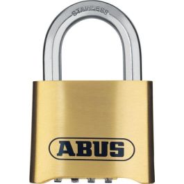 Candado combinado - ABUS - 180IB/50 B/DFNLI - Cuerpo de latón forjado - Arco de acero inoxidable - Código numérico de cuatro dígitos Precio: 46.69000017. SKU: B1F5PBV5FN