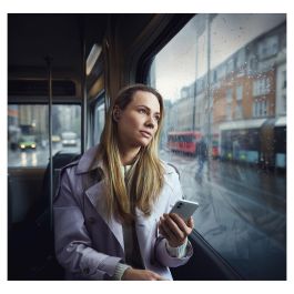 EPOS Adapt E1 Auriculares Bluetooth TWS con ANC Híbrido, Multi-Connect, IPX5, USB-C Dongle, Certificado para Microsoft Teams y iPhone