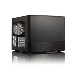 Fractal Design Node 804 Carcasa Negra Mini-Tower Micro ATX/Mini-ITX, compatible AIO, 3 ventiladores 120mm, 8 HDD/2 SSD