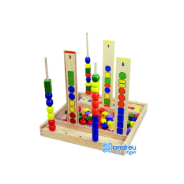Andreutoys Juego de Manipulación y Percepción Visual con 92 Piezas, Didáctico, 34x33x4,5 cm Precio: 42.89000001. SKU: B1BXGKCQEC