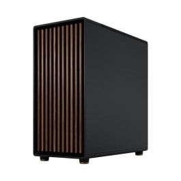 Fractal Design FD-C-NOR1X-01 Carcasa Midi Tower PC Negro Carbón Vegetal, Compatible con ATX, 3 Ventiladores 140mm, Gestión de Cables