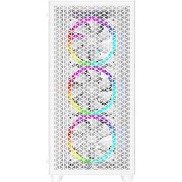 Xigmatek XIG1716340184193 Caja PC Gaming G Pro Arctic, Torre Media E-ATX, 4x120mm Ventiladores LED A-RGB, Blanco
