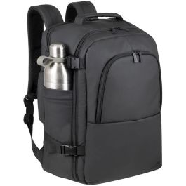 Rivacase Tegel 8465 Mochila casual para portátil 17.3" negra de poliéster ECO-FRIENDLY RPET unisex