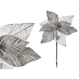 Krist+ Flor Tela Navidad 25 Cm Plata (Set de 48) Precio: 67.78999953. SKU: B1EFD25QVT