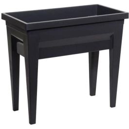 EDA Vegetable garden with City Veg table & Table - 73 x 38.5 x H 68 cm - 57 L - Gris antracita Precio: 39.49999988. SKU: B144XRCESW