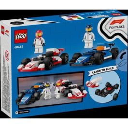 LEGO 60464 City Coches de Carreras F1 Williams Racing y Haas - Juguete para 4+ Años