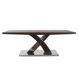 Mesa de Comedor DKD Home Decor Madera Acero 120 x 60 x 43,5 cm Mesa de Comedor DKD Home Decor Madera Acero 120 x 60 x 43,5 cm