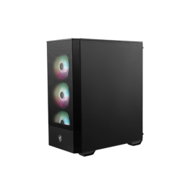 MSI MAG FORGE 112R carcasa de ordenador Midi Tower Negro, Transparente