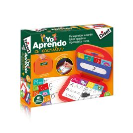 Diset Juego educativo Yo aprendo a Escribir Maletín luminoso con 21 láminas borrables y rotulador
