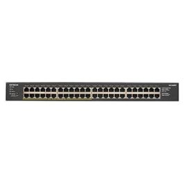 Netgear GS348PP Switch Gigabit Ethernet Gestionable 48 Puertos 1G RJ-45, PoE, 96 Gbps, para Oficina y Hogar